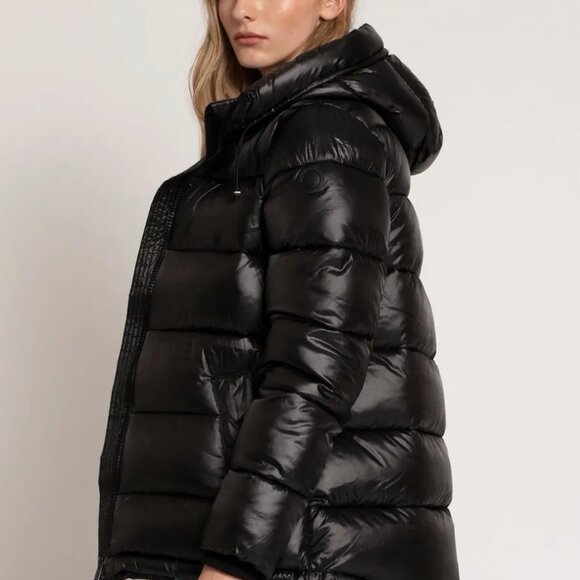 High Collar Super Puff Jacket by Point Zero like TNA and Soia Kyo size MED - Picture 3 of 10